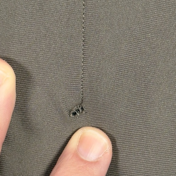 Lululemon Commission Slim Pants Men's 28x31 Brown Chino Golf Warpstreme **READ** - Picture 4 of 13